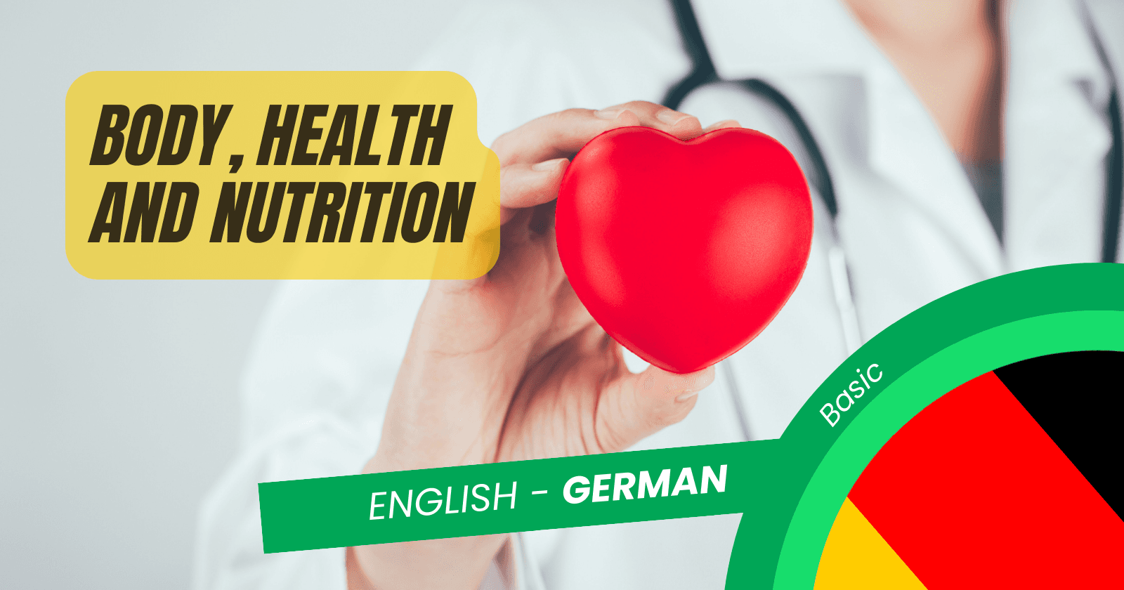 π©πͺ Master Basic German Words for Health and Nutrition